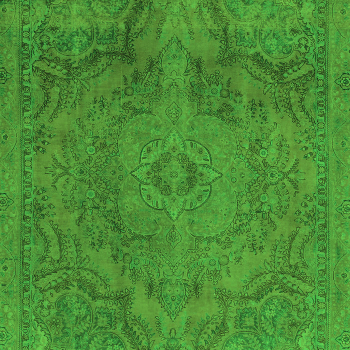 Machine Washable Abstract Green Modern Area Rugs, wshabs2834grn