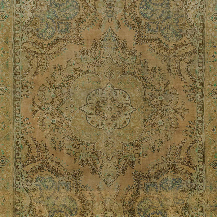 Abstract Dark Brown Modern Rug, abs2834