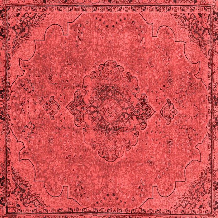 Abstract Red Modern Rug, abs2835red