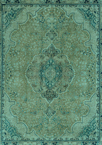 Abstract Light Blue Modern Rug, abs2835lblu