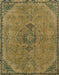 Abstract Caramel Brown Modern Rug, abs2835