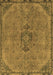 Machine Washable Abstract Brown Modern Rug, wshabs2835brn