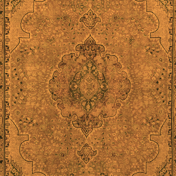 Abstract Orange Modern Rug, abs2835org