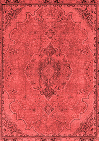 Abstract Red Modern Rug, abs2835red