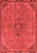 Abstract Red Modern Area Rugs