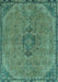 Machine Washable Abstract Light Blue Modern Rug, wshabs2835lblu