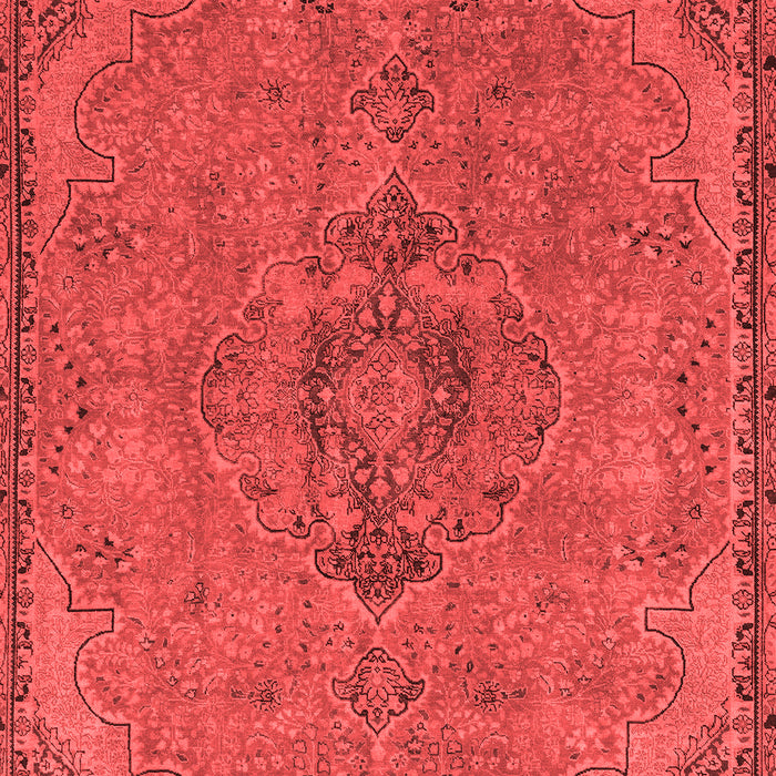 Machine Washable Abstract Red Modern Rug, wshabs2835red