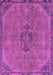 Machine Washable Abstract Purple Modern Area Rugs, wshabs2835pur