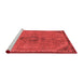 Modern Red Washable Rugs