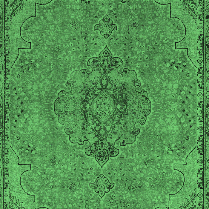 Abstract Emerald Green Modern Rug, abs2835emgrn