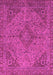 Machine Washable Abstract Pink Modern Rug, wshabs2836pnk