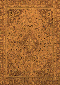 Abstract Orange Modern Rug, abs2836org