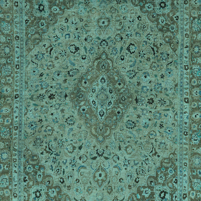 Abstract Light Blue Modern Rug, abs2836lblu
