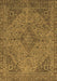 Abstract Brown Modern Rug, abs2836brn