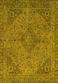 Abstract Yellow Modern Rug, abs2836yw