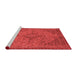 Modern Red Washable Rugs