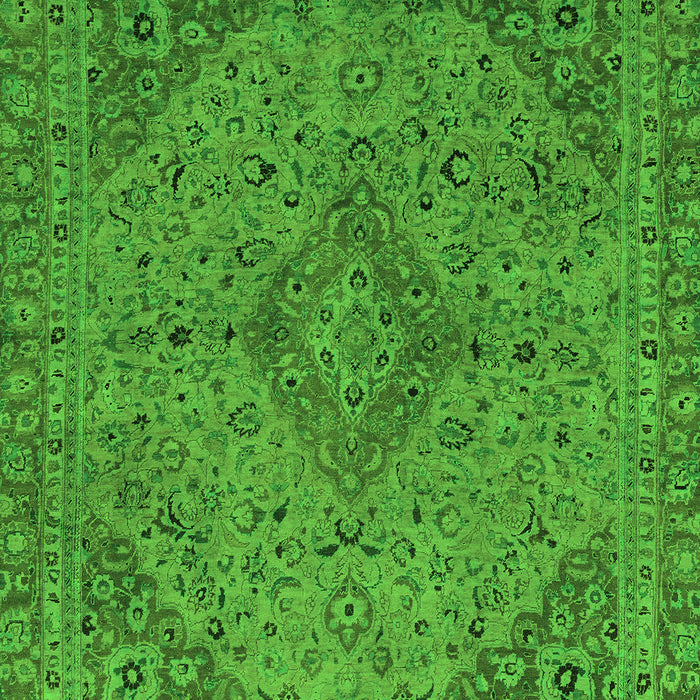 Abstract Green Modern Rug, abs2836grn