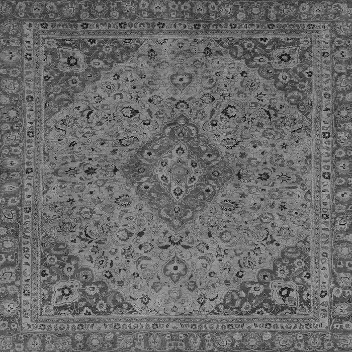 Square Abstract Gray Modern Rug, abs2836gry