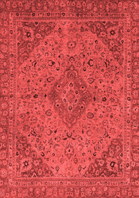 Abstract Red Modern Rug, abs2836red