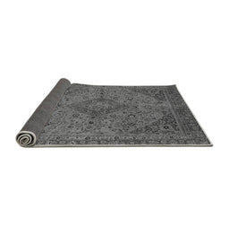 Sideview of Abstract Gray Modern Rug, abs2836gry