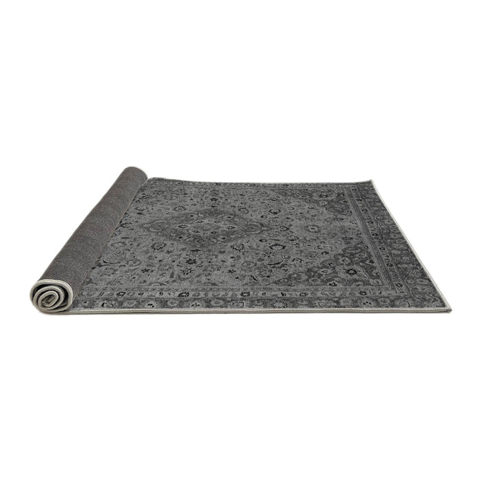 Sideview of Abstract Gray Modern Rug, abs2836gry