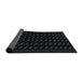 Sideview of Abstract Gunmetal Green Modern Rug, abs2837