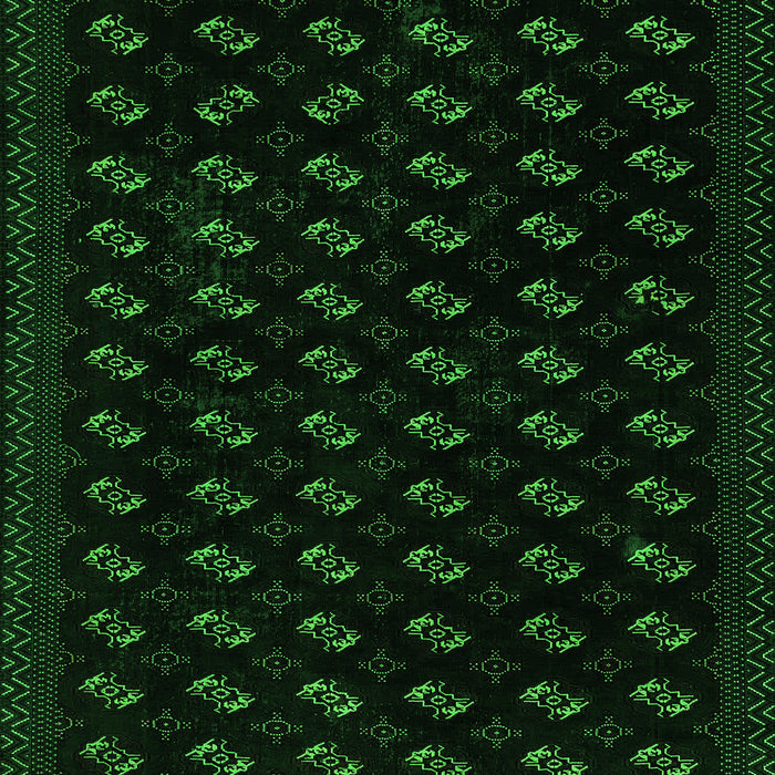Abstract Green Modern Rug, abs2837grn