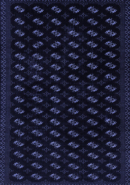 Abstract Blue Modern Rug, abs2837blu