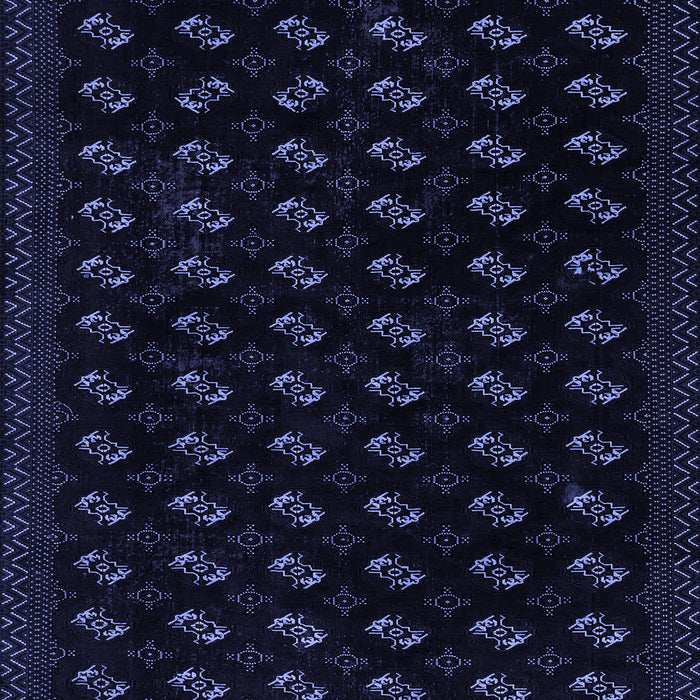 Abstract Blue Modern Rug, abs2837blu