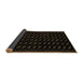 Sideview of Abstract Brown Modern Rug, abs2837brn