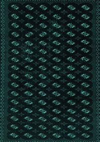 Abstract Turquoise Modern Rug, abs2837turq