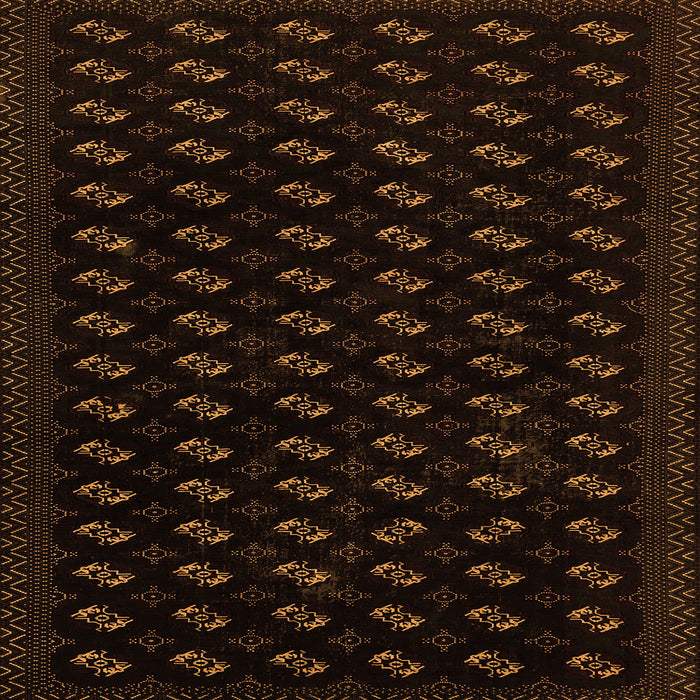 Square Machine Washable Abstract Orange Modern Area Rugs, wshabs2837org