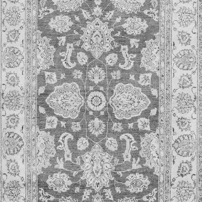 Machine Washable Oriental Gray Traditional Rug, wshabs2838gry