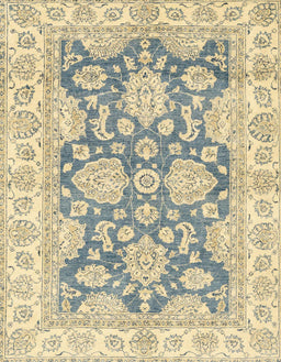 Abstract Brown Gold Oriental Rug, abs2838