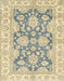 Abstract Brown Gold Oriental Rug, abs2838