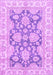 Machine Washable Oriental Purple Traditional Area Rugs, wshabs2838pur