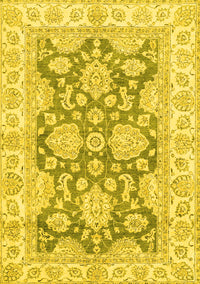 Oriental Yellow Traditional Rug, abs2838yw