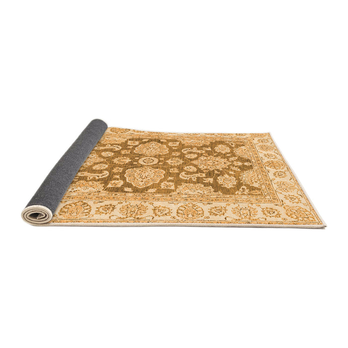 Sideview of Oriental Orange Traditional Rug, abs2838org