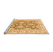 Sideview of Machine Washable Oriental Orange Traditional Area Rugs, wshabs2838org
