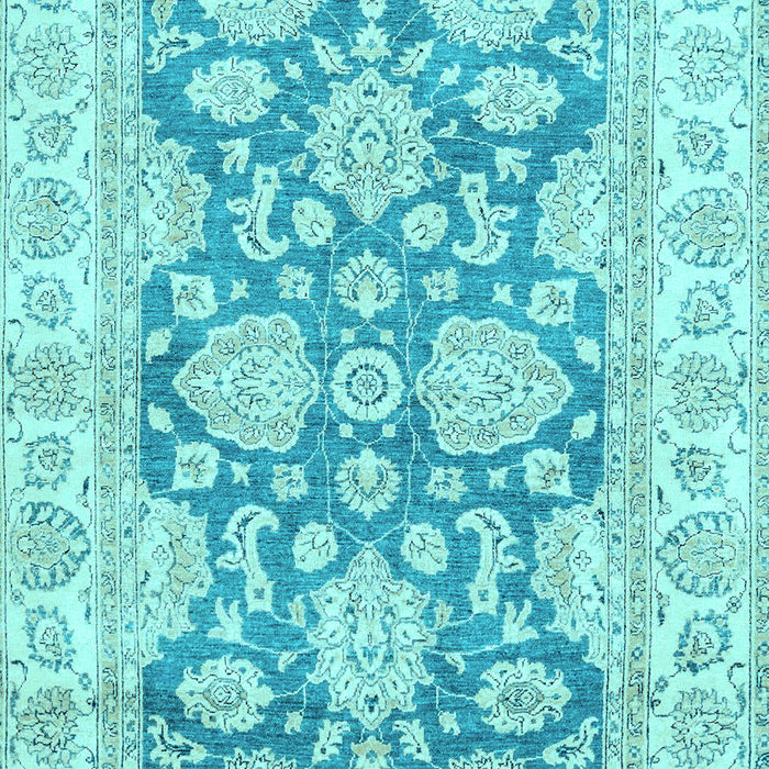 Machine Washable Oriental Light Blue Traditional Rug, wshabs2838lblu