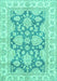 Oriental Turquoise Traditional Rug, abs2838turq