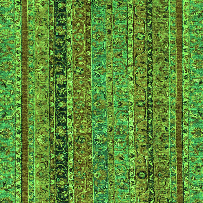 Abstract Green Modern Rug, abs2839grn