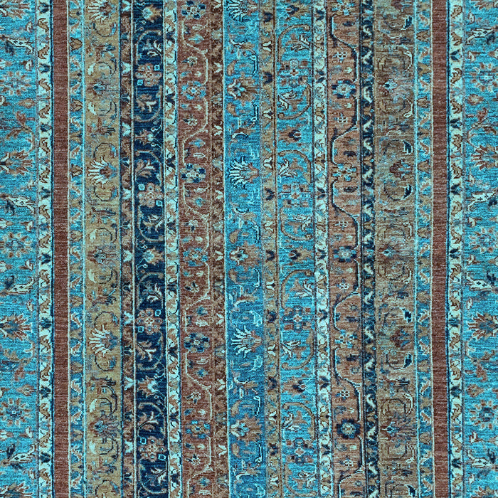 Machine Washable Abstract Light Blue Modern Rug, wshabs2839lblu