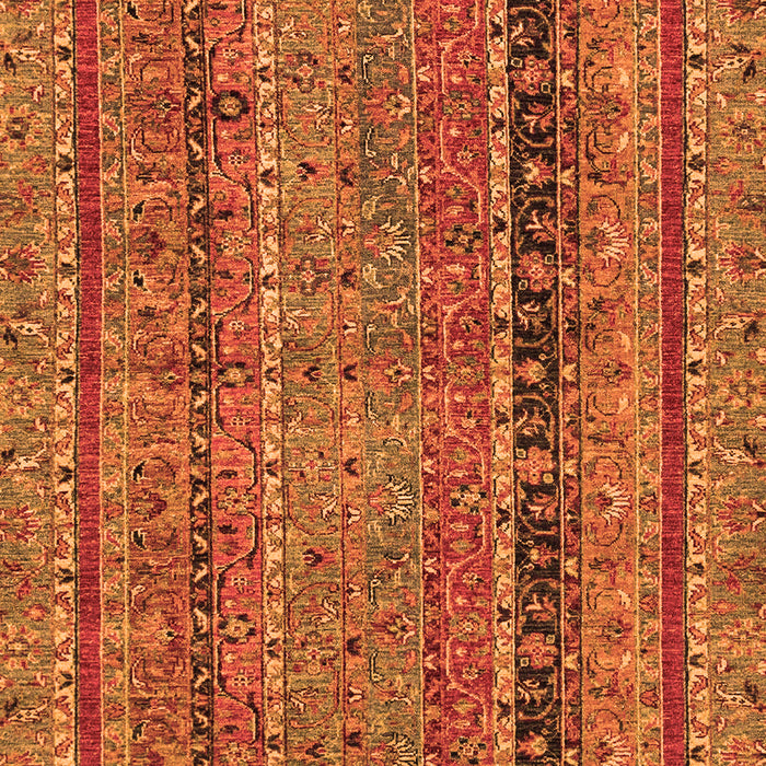 Machine Washable Abstract Orange Modern Area Rugs, wshabs2839org