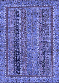 Abstract Blue Modern Rug, abs2839blu