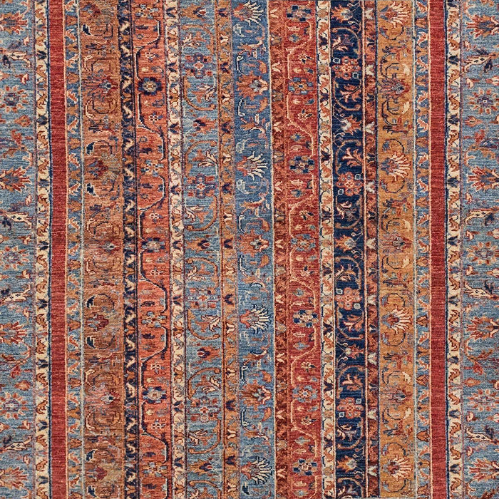 Abstract Brown Red Modern Rug, abs2839