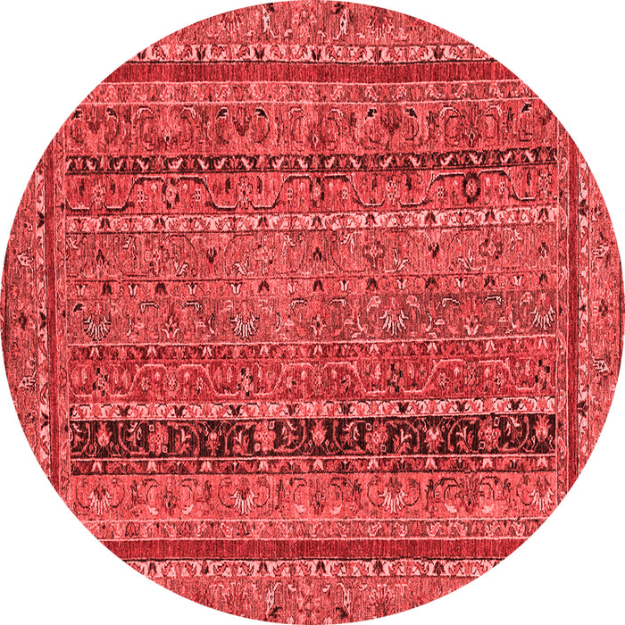 Abstract Red Modern Rug, abs2839red