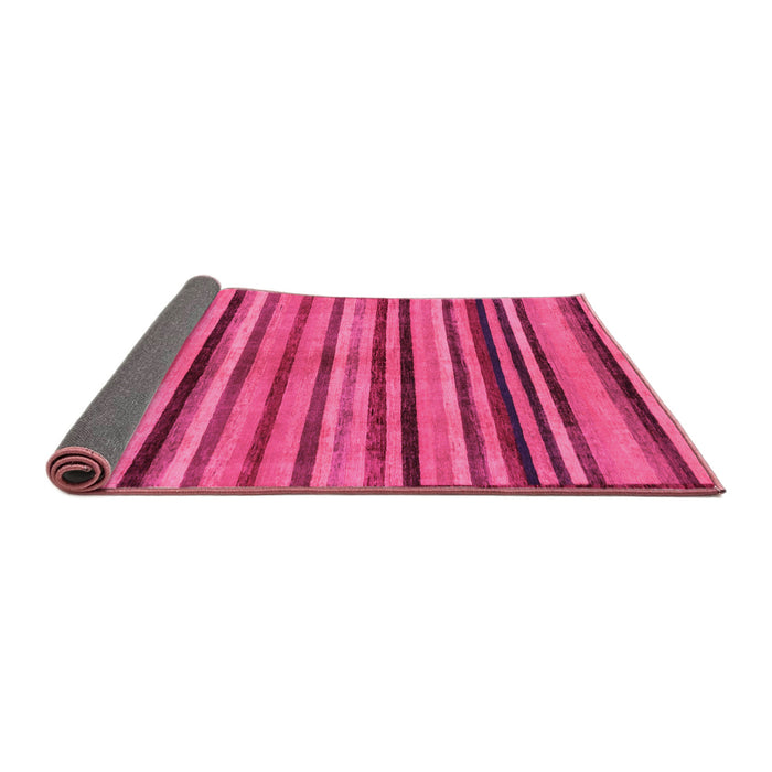 Sideview of Oriental Pink Modern Rug, abs283pnk