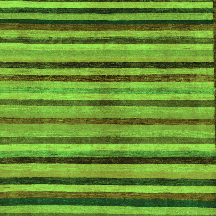 Machine Washable Oriental Green Modern Area Rugs, wshabs283grn