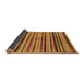 Sideview of Oriental Brown Modern Rug, abs283brn